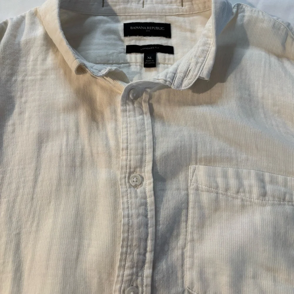 Banana Republic Cream Lightweight Shirt Jacket NWOT